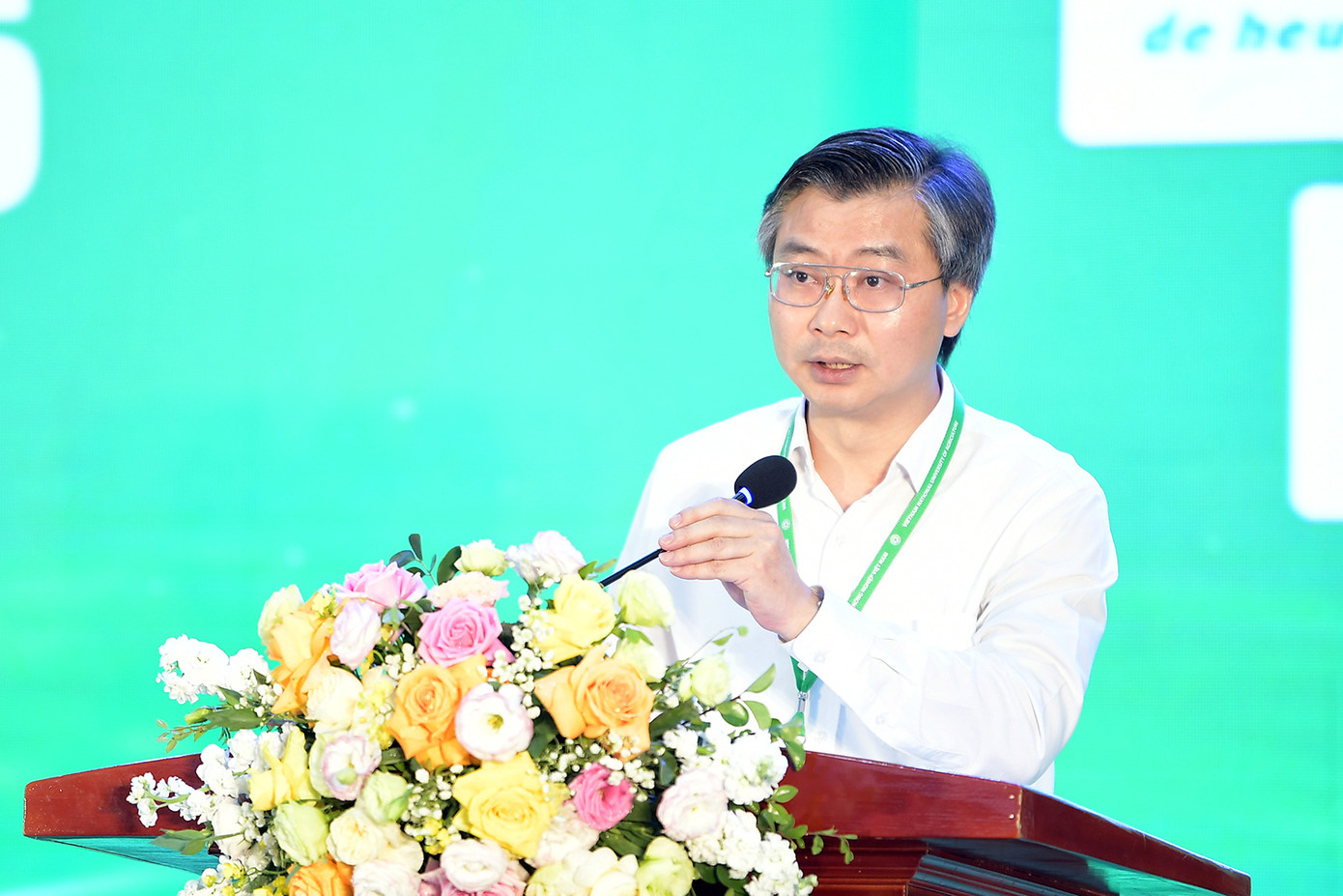 TS Nguyễn Công Tiệp – Phó Giám đốc Học viện phát biểu khai mạc chương trình.