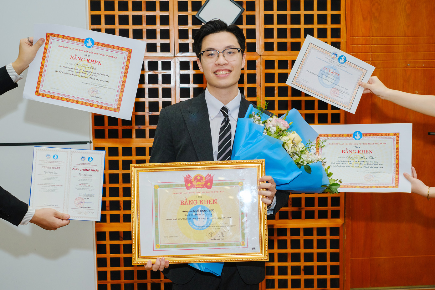 Ngô Ngọc Đức - Sinh viên ĐH Kinh tế Quốc dân. Ảnh: NVCC Ngô Ngọc Đức - Sinh viên ĐH Kinh tế Quốc dân. Ảnh: NVCC