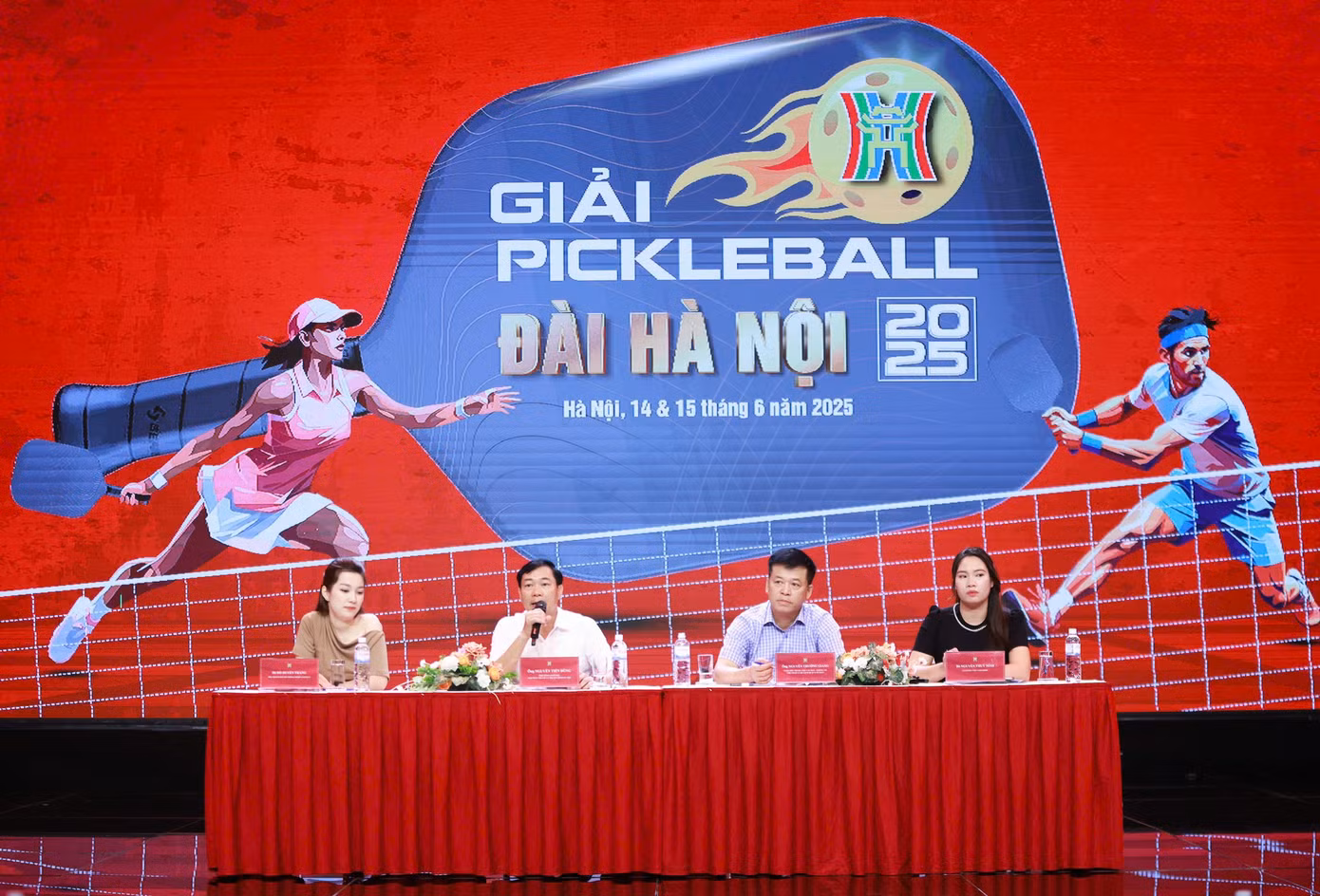 Hơn 600 vận động viên tham dự Giải Pickleball Đài Hà Nội 2025.