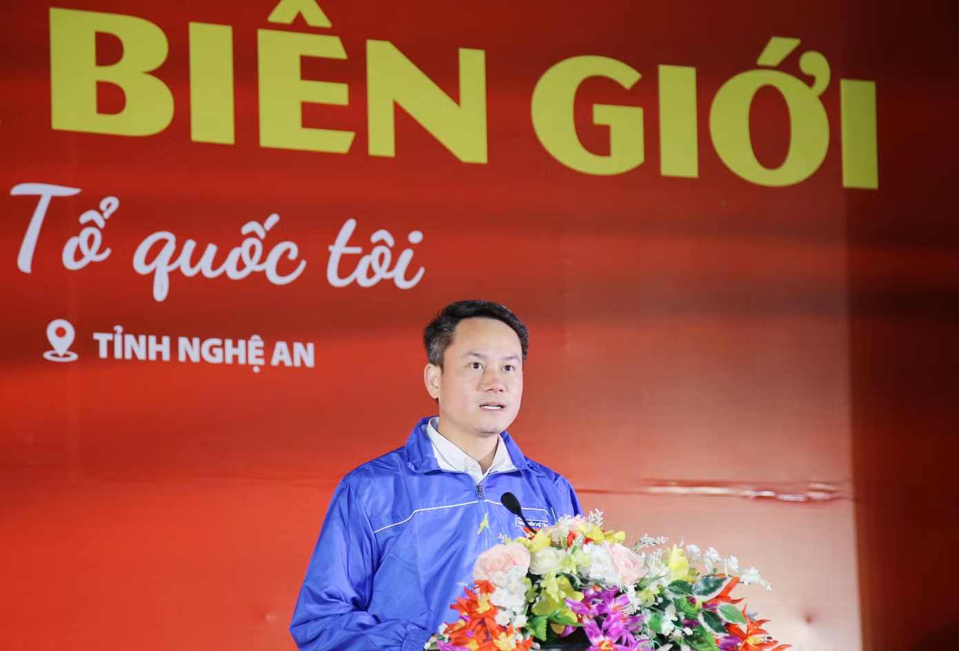 Anh Nguyễn Kim Quy - Phó Chủ tịch thường trực T.Ư Hội LHTN Việt Nam phát biểu tại chương trình.