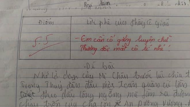 Sau bài kiểm tra này, chắc cô phải đi khám thị lực luôn quá!