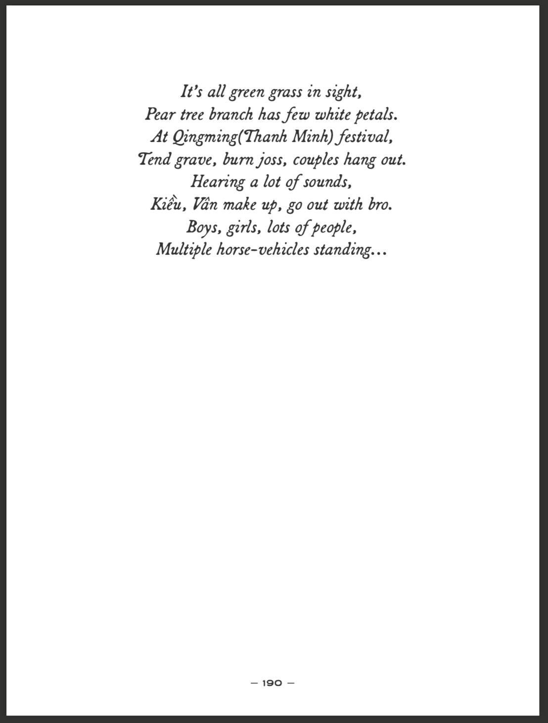 Bản dịch tiếng Anh Truyện Kiều khiến teen cười ngất vì quá đỉnh. Nguồn: Mica Huỳnh