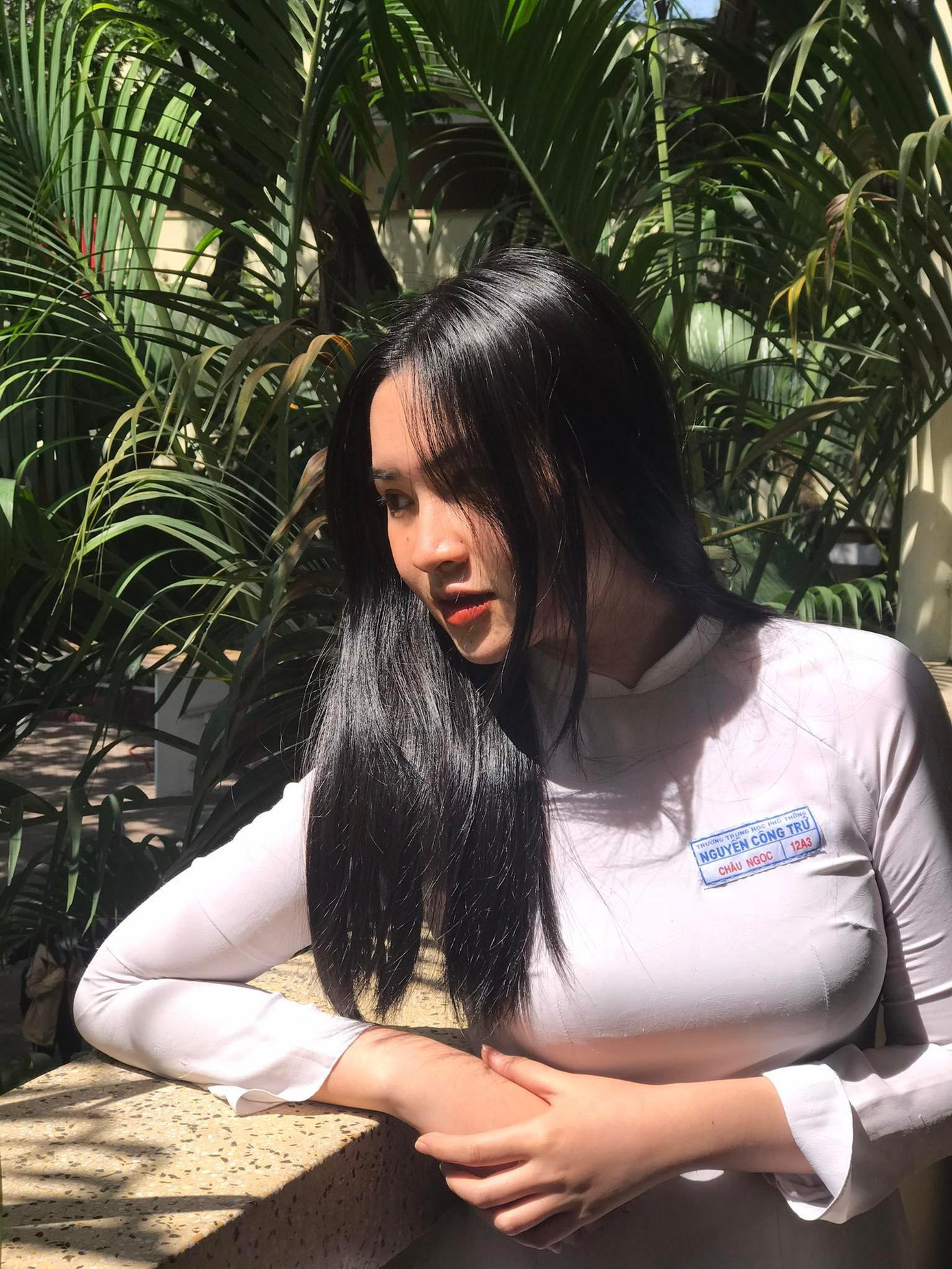 Áp lực học tập luôn là điều khiến Châu Ngọc lo lắng nhất. Ảnh: NVCC Áp lực học tập luôn là điều khiến Châu Ngọc lo lắng nhất. Ảnh: NVCC