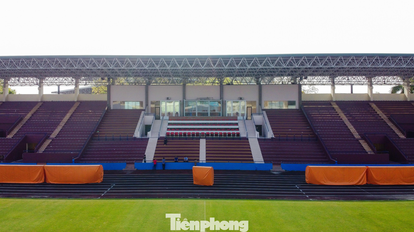 Đến thời điểm hiện tại, các hạng mục cần nâng cấp, sửa chữa gần như đã hoàn thành, sẵn sàng để SEA Games 31 diễn ra. Đến thời điểm hiện tại, các hạng mục cần nâng cấp, sửa chữa gần như đã hoàn thành, sẵn sàng để SEA Games 31 diễn ra.