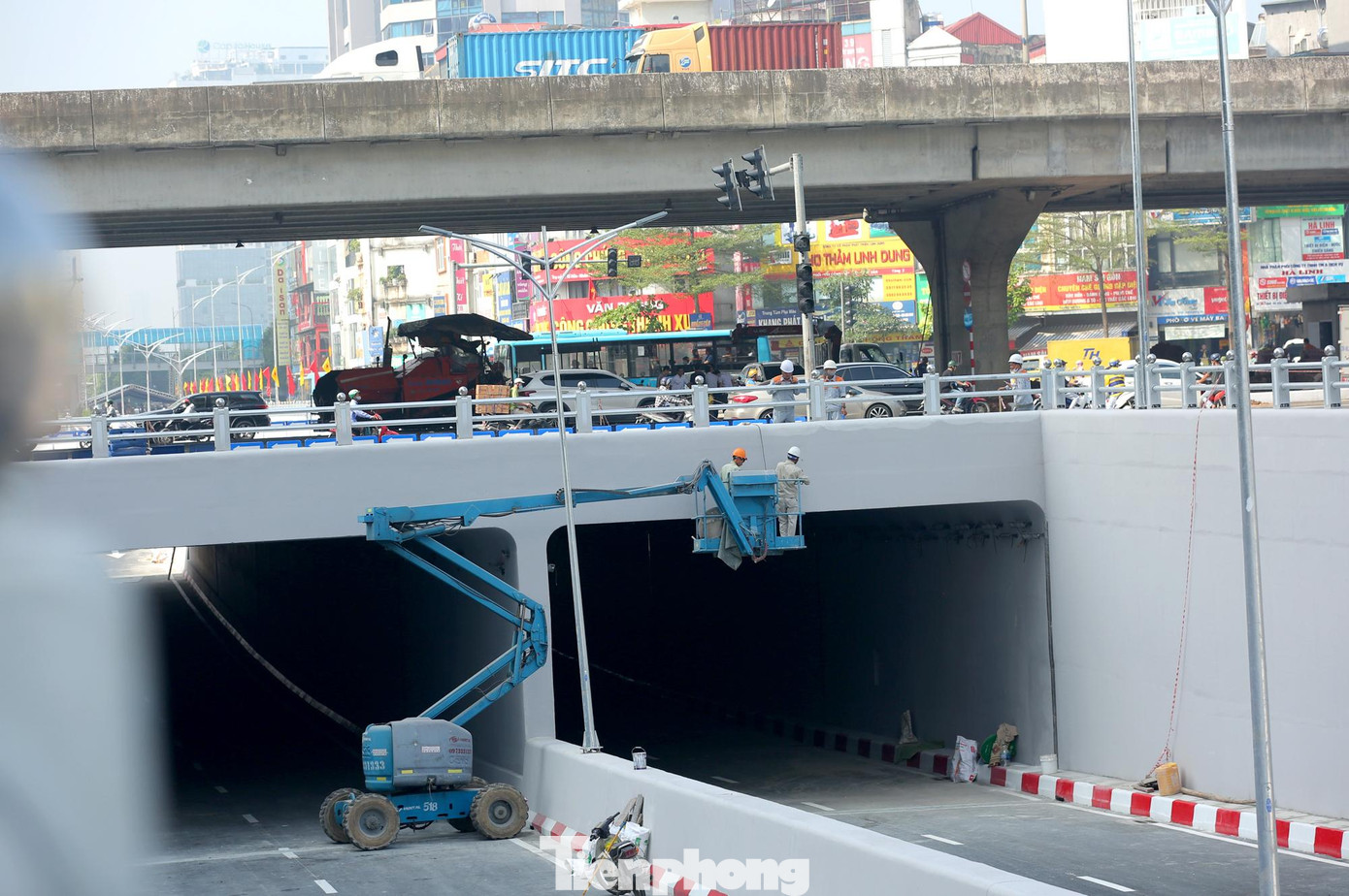 Sau khi hoàn thành, tại đây sẽ hình thành nút giao thông có 3 tầng xe chạy với kỳ vọng giải quyết tình trạng ùn tắc giao thông kéo dài.