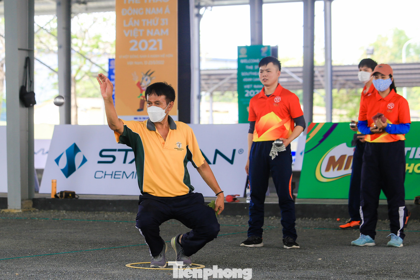 Huấn luyện viên đang tinh chỉnh lại từng động tác cho các vận động viên, đây cũng là thời điểm &quot;chạy nước rút&quot; để các vận động viên chính thức bước vào thi đấu tại SEA Games 31.