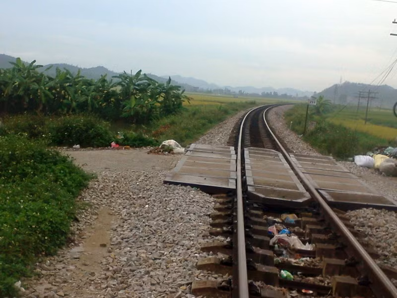 Vị trí đường ngang xẩy ra tai nạn