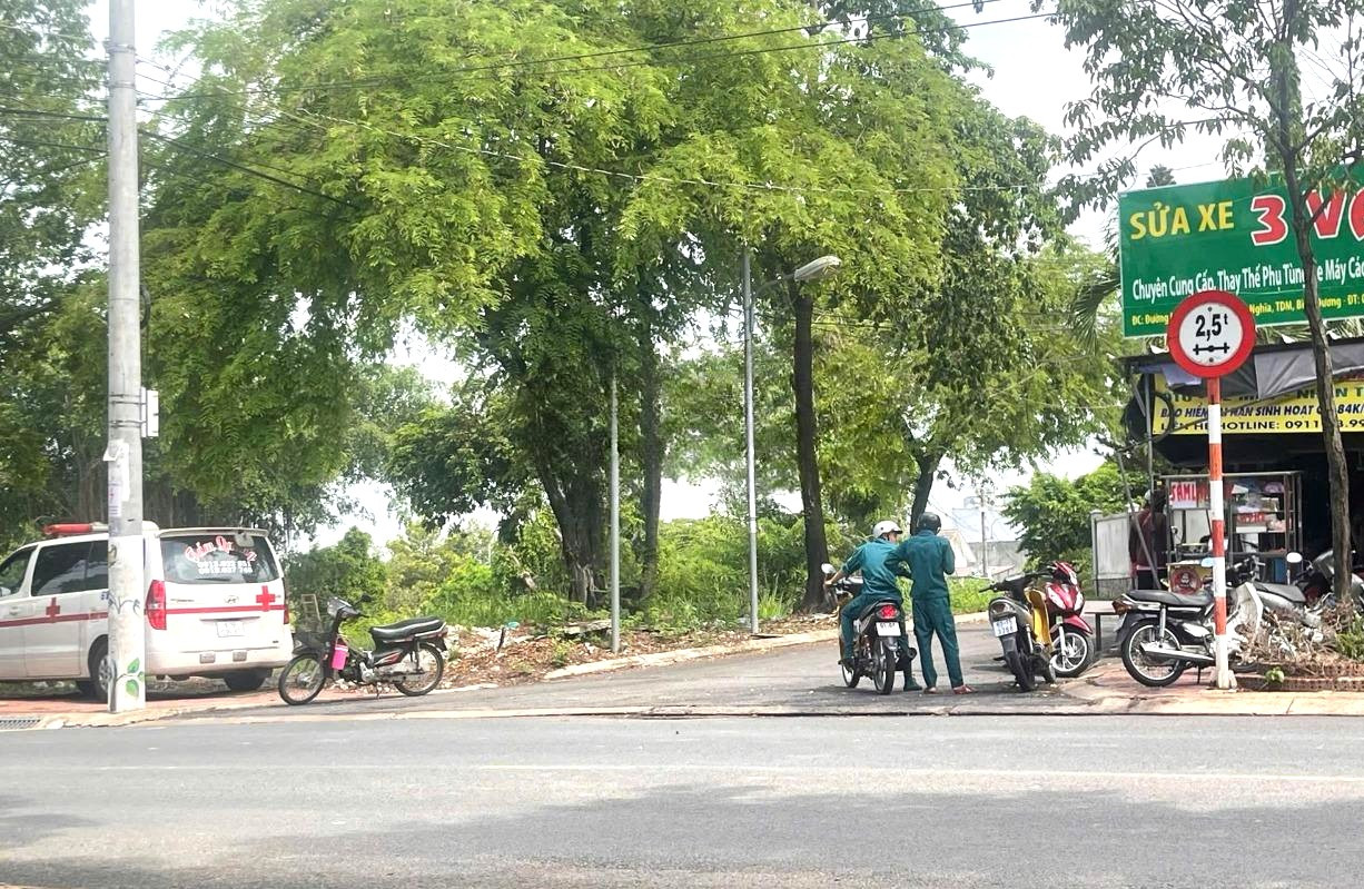 Hiện trường nơi xảy ra vụ việc Hiện trường nơi xảy ra vụ việc