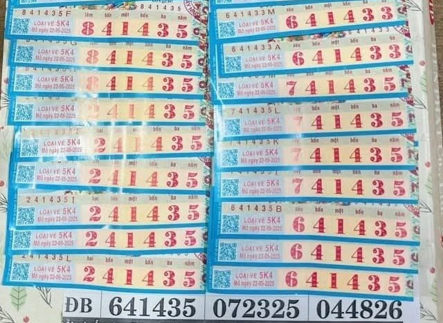 Dãy số trúng giải đặc biệt của đài Tây Ninh là 641435 Dãy số trúng giải đặc biệt của đài Tây Ninh là 641435