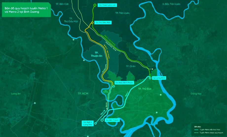 Bản đồ quy hoạch tuyến đường sắt đô thị số 2 Bản đồ quy hoạch tuyến đường sắt đô thị số 2
