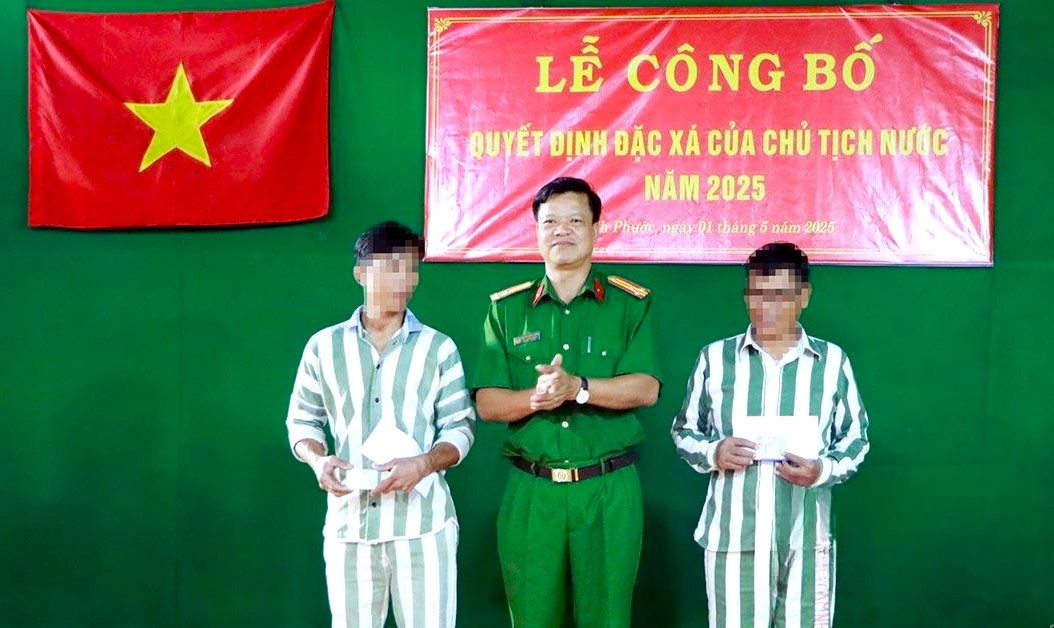 Cấp căn cước công dân cho phạm nhân trong ngày nhận quyết định hưởng đặc xá