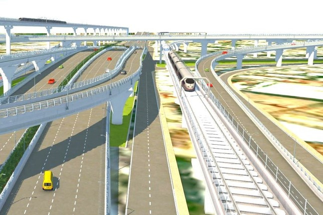 Phối cảnh tuyến đường sắt trong tương lai tại tỉnh Bình Dương Phối cảnh tuyến đường sắt trong tương lai tại tỉnh Bình Dương