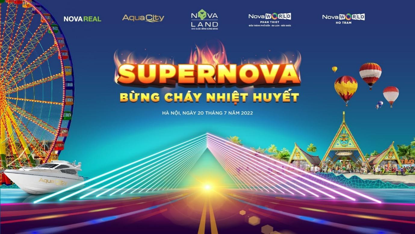 Thiệp mời lễ kickoff “ SuperNova - Bừng cháy nhiệt huyết”