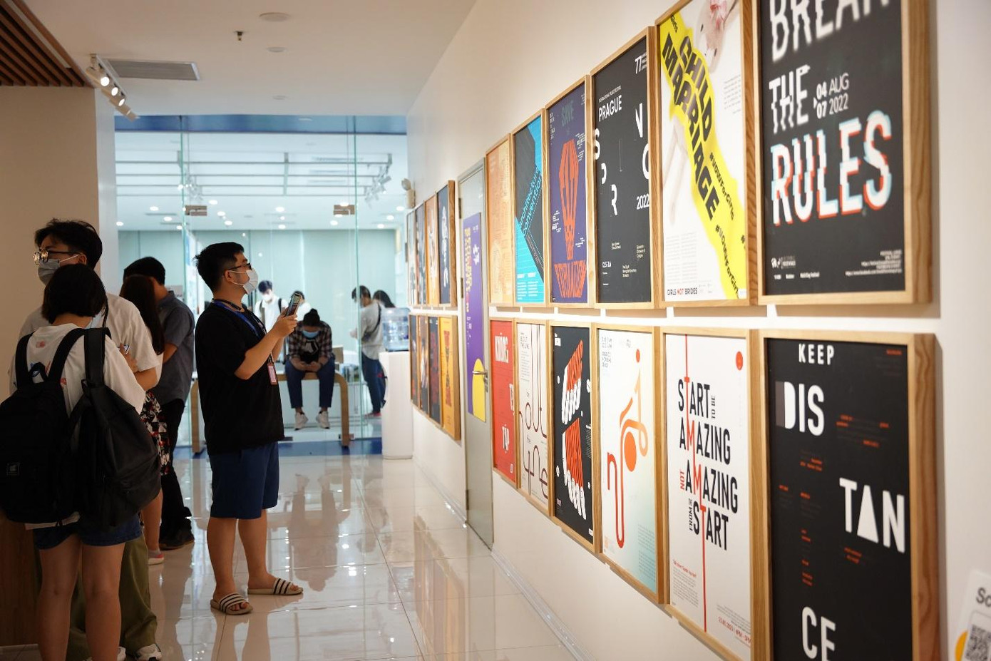 Không gian triển lãm Change 2022 do Greenwich Việt Nam tổ chức