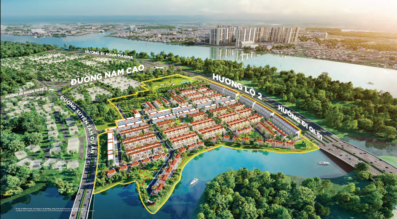 Phân khu River Park 1 – Dự án Aqua City Phân khu River Park 1 – Dự án Aqua City