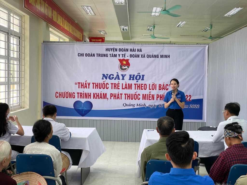 Chương trình tình nguyện “Khám, phát thuốc miễn phí năm 2022” do Huyện Đoàn Hải Hà tổ chức.
