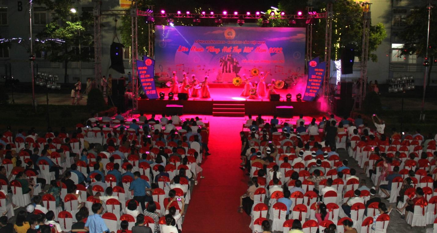 Chương trình thu hút đông đảo công nhân lao động và nhân dân phường Quang Hanh, thành phố Cẩm Phả.