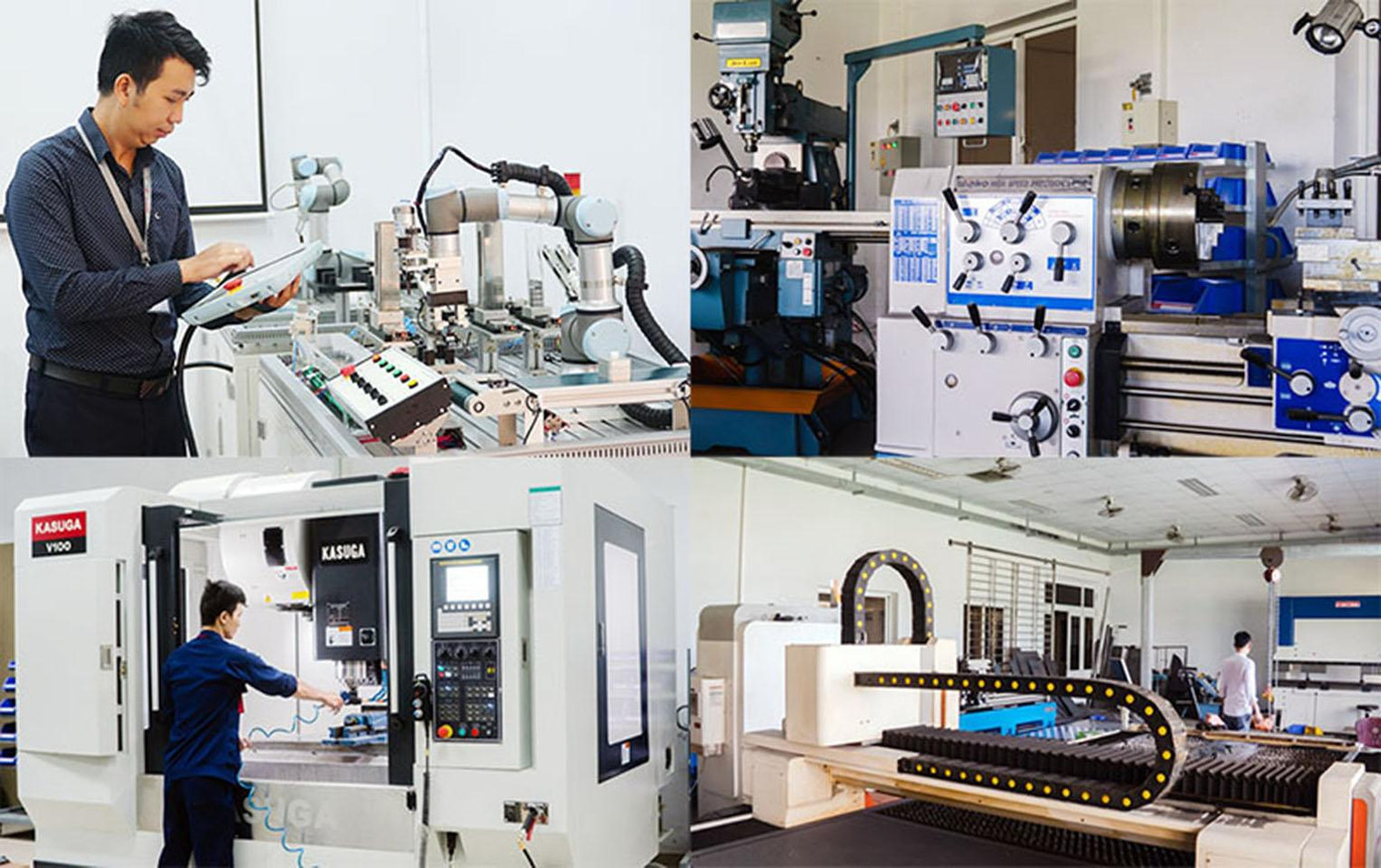 Các trang thiết bị hiện đại phục đào tạo khối ngành Điện-Điện tử, Cơ khí, Ôtô