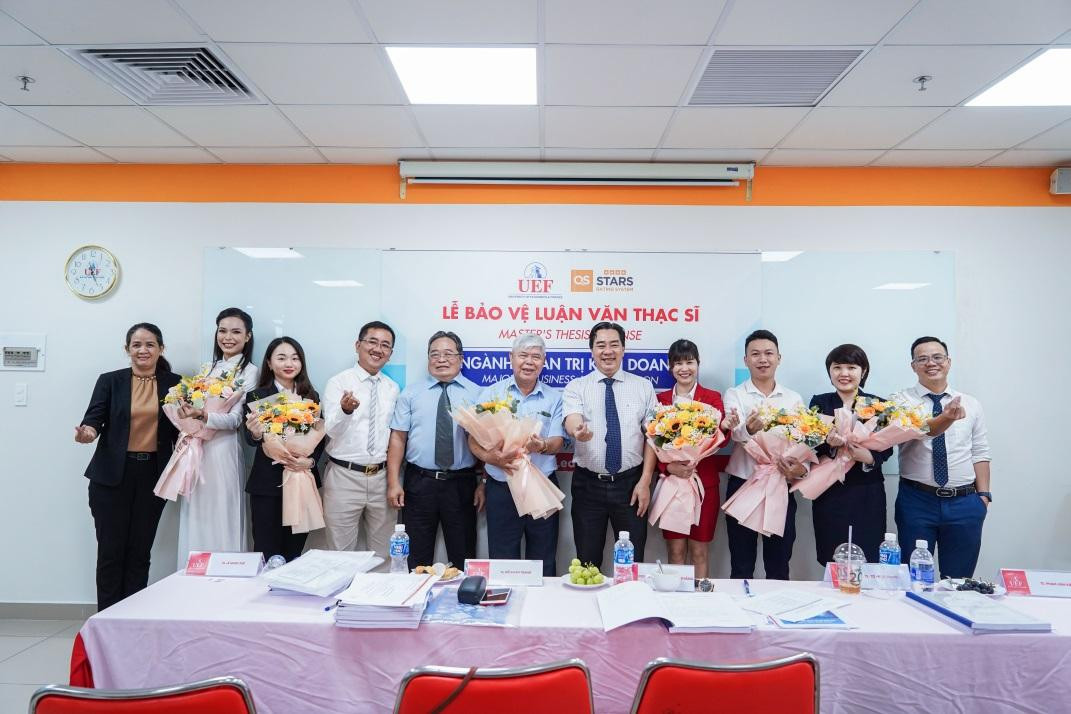 Ông đã bảo vệ thành công luận văn thạc sĩ vào sáng 27/7 vừa qua