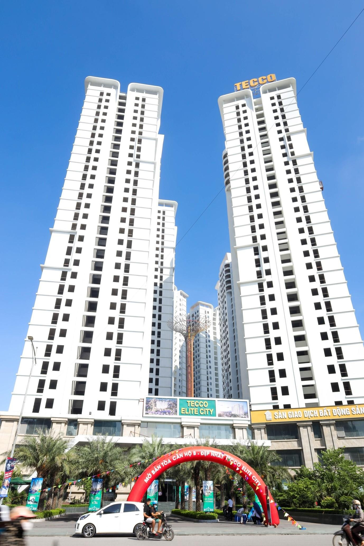 Tòa B Tecco Elite City dự kiến đón cư dân về ở vào quý IV năm nay
