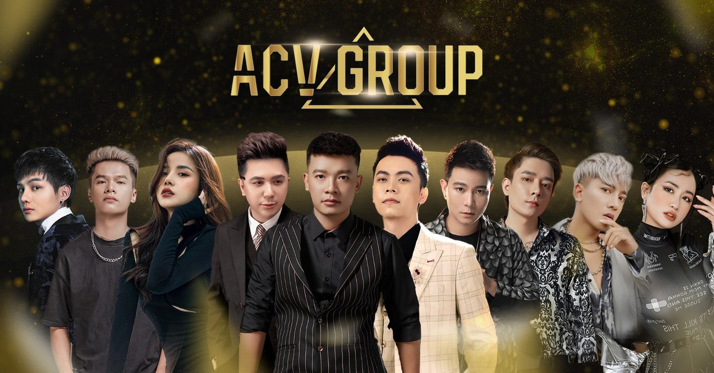 Chủ tịch Lê Cương và các nghệ sĩ trong công ty ACV