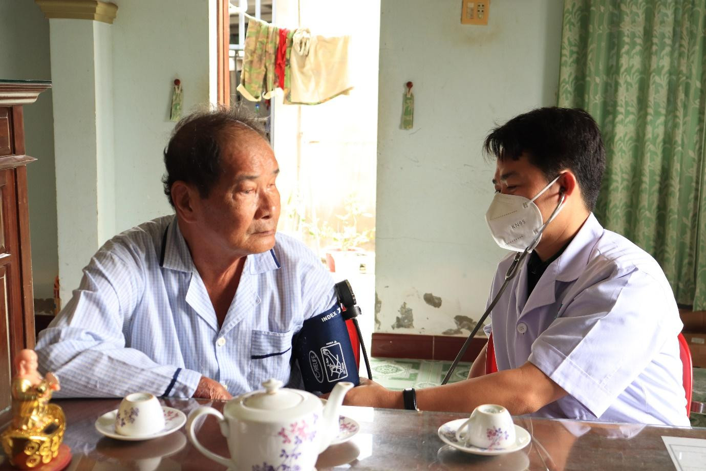 Ông Trần Hoa Siu - Thôn Hiệp Nhơn, xã Tân Thuận - Thương bệnh binh.