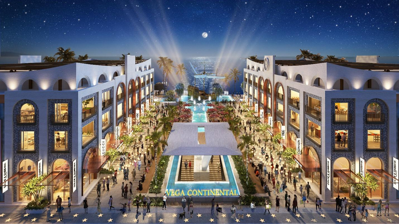 Vega Continental Shopping Plaza với 168 căn shophouse hình thành bán đảo thương mại shophouse “chạm sóng liền cát” còn lại duy nhất tại Nha Trang Vega Continental Shopping Plaza với 168 căn shophouse hình thành bán đảo thương mại shophouse “chạm sóng liền cát” còn lại duy nhất tại Nha Trang