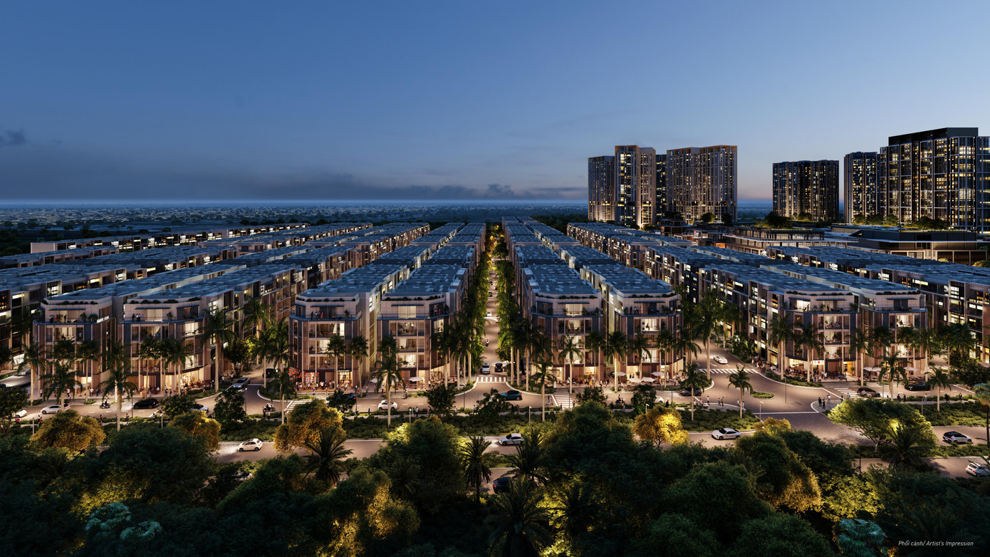 Khu nhà phố SOHO có vị trí “vàng”, tiếp giáp đường Đỗ Xuân Hợp, TP. Thủ Đức