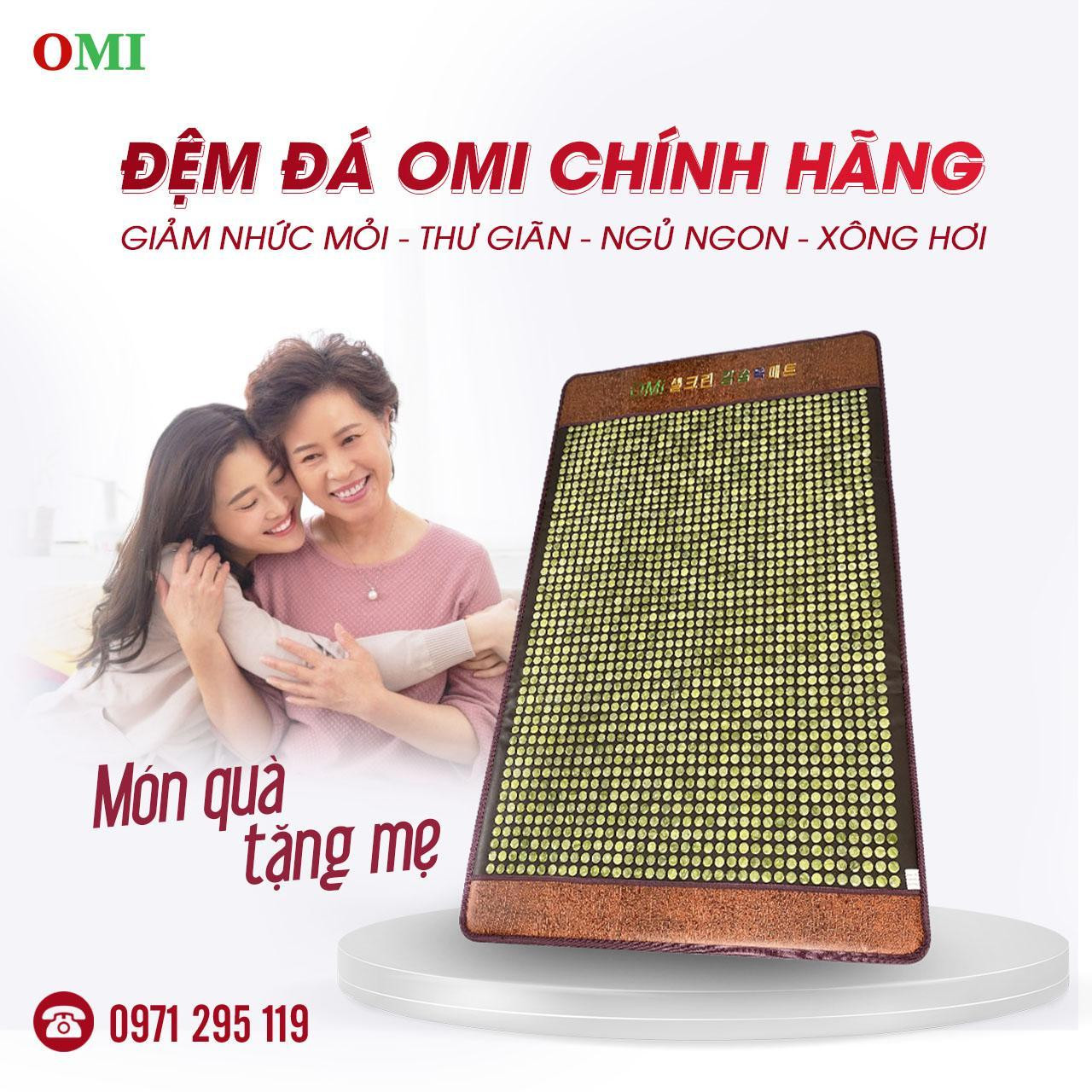 Thảm đá nóng OMI được rất nhiều khách hàng tin chọn để tặng cha mẹ