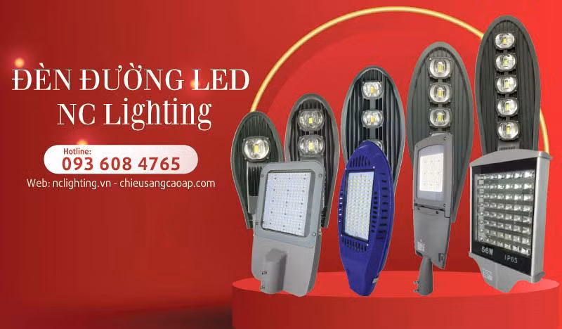 Một số mẫu đèn đường Led NC Lighting