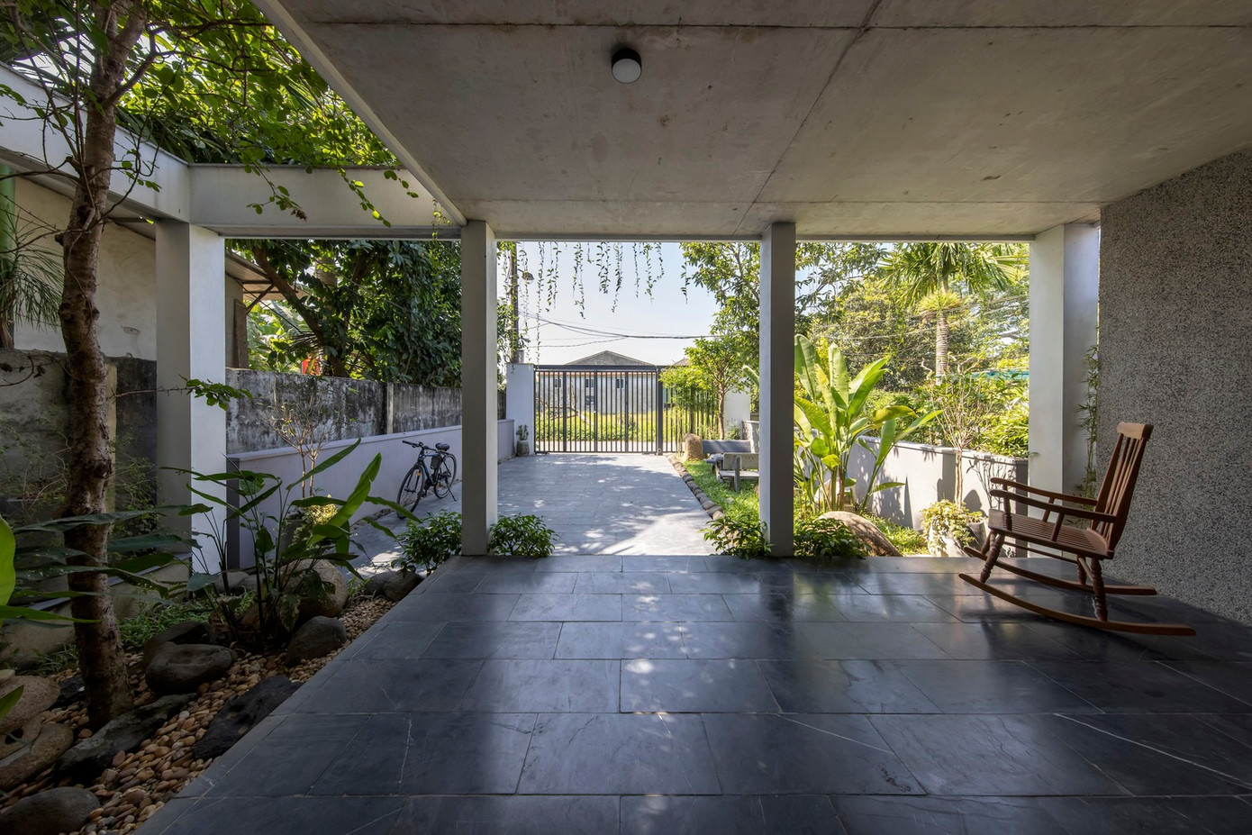 Các giải pháp thông gió, chiếu sáng và góc nhìn được tính toán dựa trên đặc điểm kết cấu không gian.