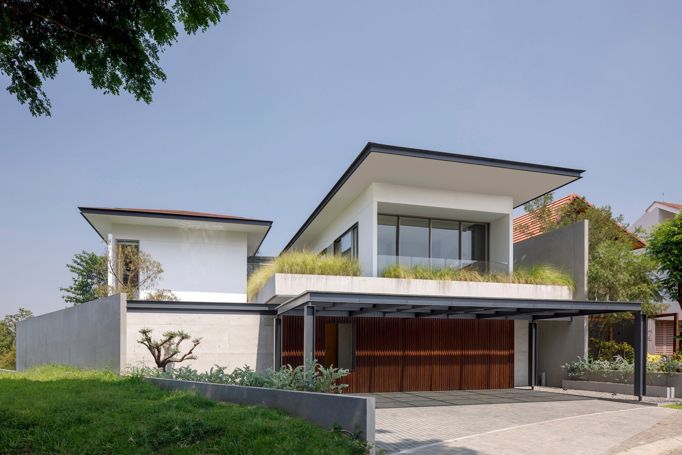 Nhờ ở hướng Tây, nên ngôi nhà tối ưu hoá được ánh sáng tự nhiên.