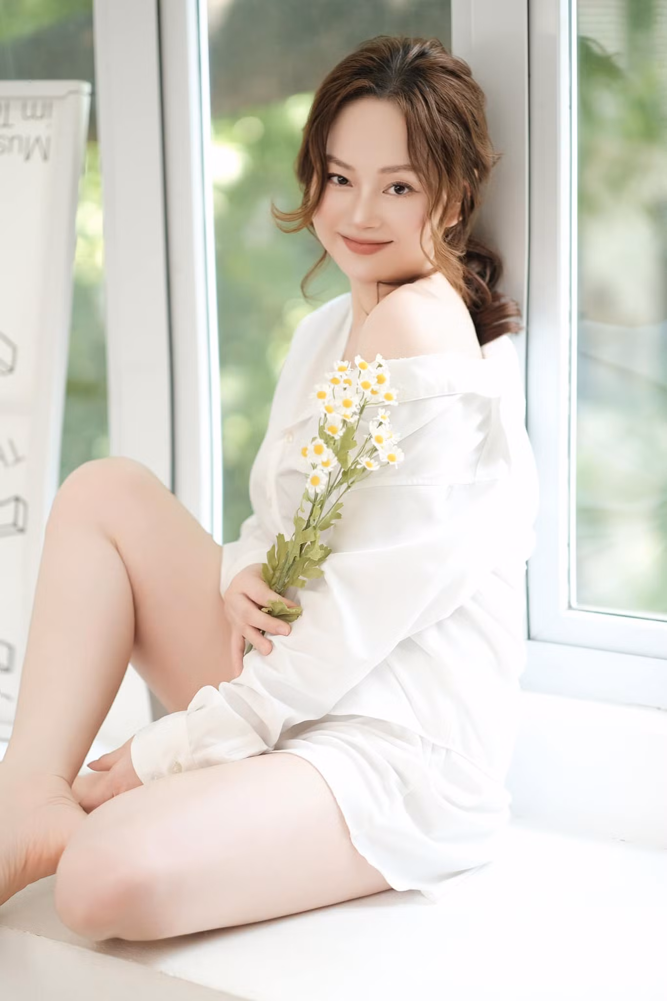 Sau 8 tháng sinh con thứ hai, Lan Phương giảm khoảng 20 kg.