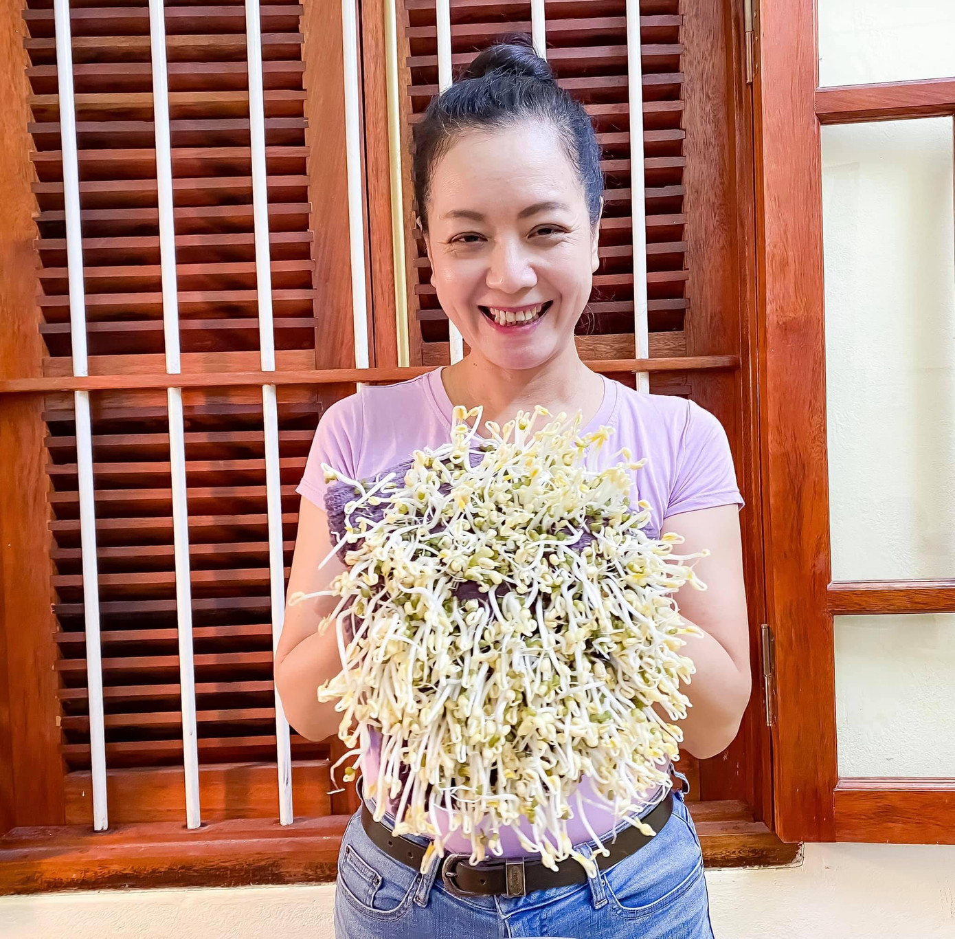 Món giá đỗ tự làm của Chiều Xuân Món giá đỗ tự làm của Chiều Xuân