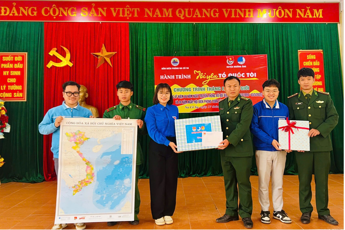 Nhiều hoạt động ý nghĩa trong hành trình "Tôi yêu Tổ quốc tôi" và "Tháng ba biên giới" năm 2025 tại xã Na Cô Sa, huyện Nậm Pồ.