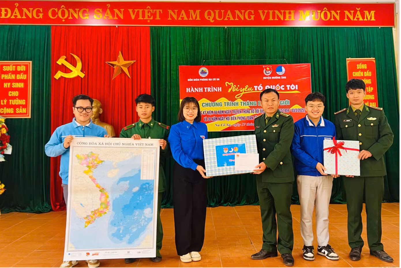 Nhiều hoạt động ý nghĩa trong hành trình "Tôi yêu Tổ quốc tôi" và "Tháng ba biên giới" năm 2025 tại xã Na Cô Sa, huyện Nậm Pồ.