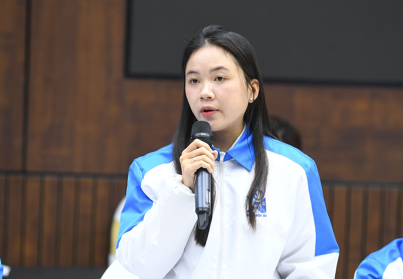 Chị Nguyễn Khánh Bảo Thuý Vy - Phó Chủ tịch Hội Sinh viên Việt Nam Trường Đại học Trà Vinh.