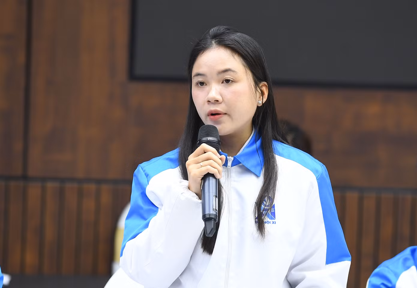 Chị Nguyễn Khánh Bảo Thuý Vy - Phó Chủ tịch Hội Sinh viên Việt Nam Trường Đại học Trà Vinh.