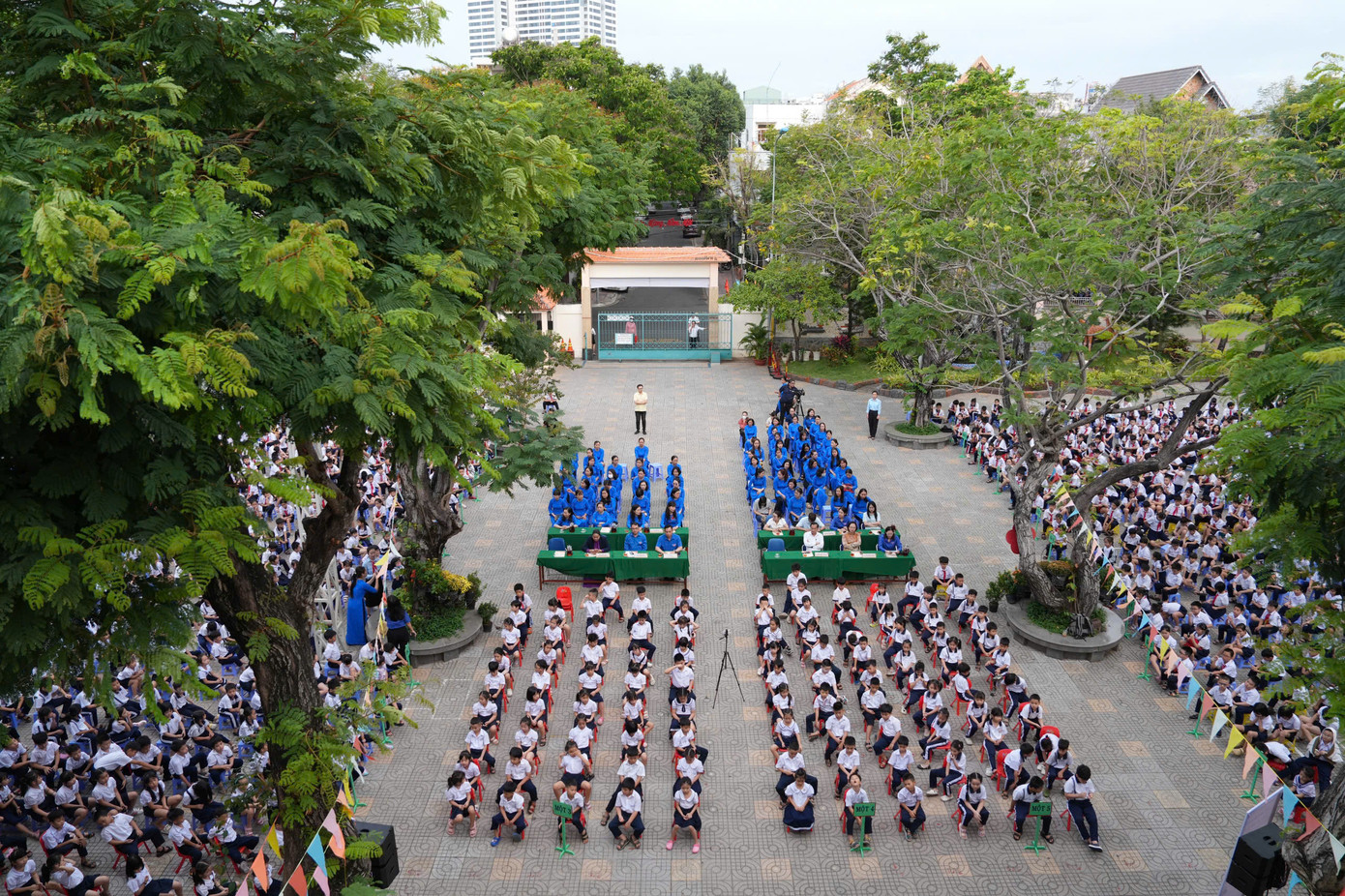 Toàn cảnh buổi phát động sân chơi “Thiếu nhi Việt Nam - Vươn ra thế giới” năm 2025. Toàn cảnh buổi phát động sân chơi “Thiếu nhi Việt Nam - Vươn ra thế giới” năm 2025.