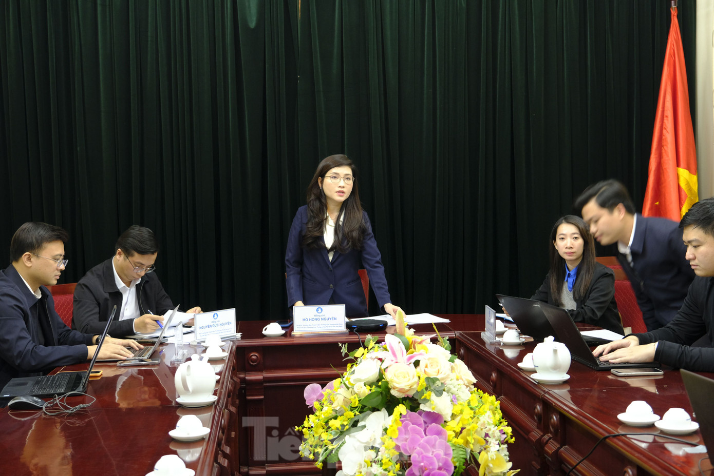 Hội nghị trực tuyến “Triển khai hệ thống đánh giá, xếp loại thi đua công tác Hội và phong trào sinh viên” ở điểm cầu T.Ư Đoàn. Ảnh: Châu Linh Hội nghị trực tuyến “Triển khai hệ thống đánh giá, xếp loại thi đua công tác Hội và phong trào sinh viên” ở điểm cầu T.Ư Đoàn. Ảnh: Châu Linh