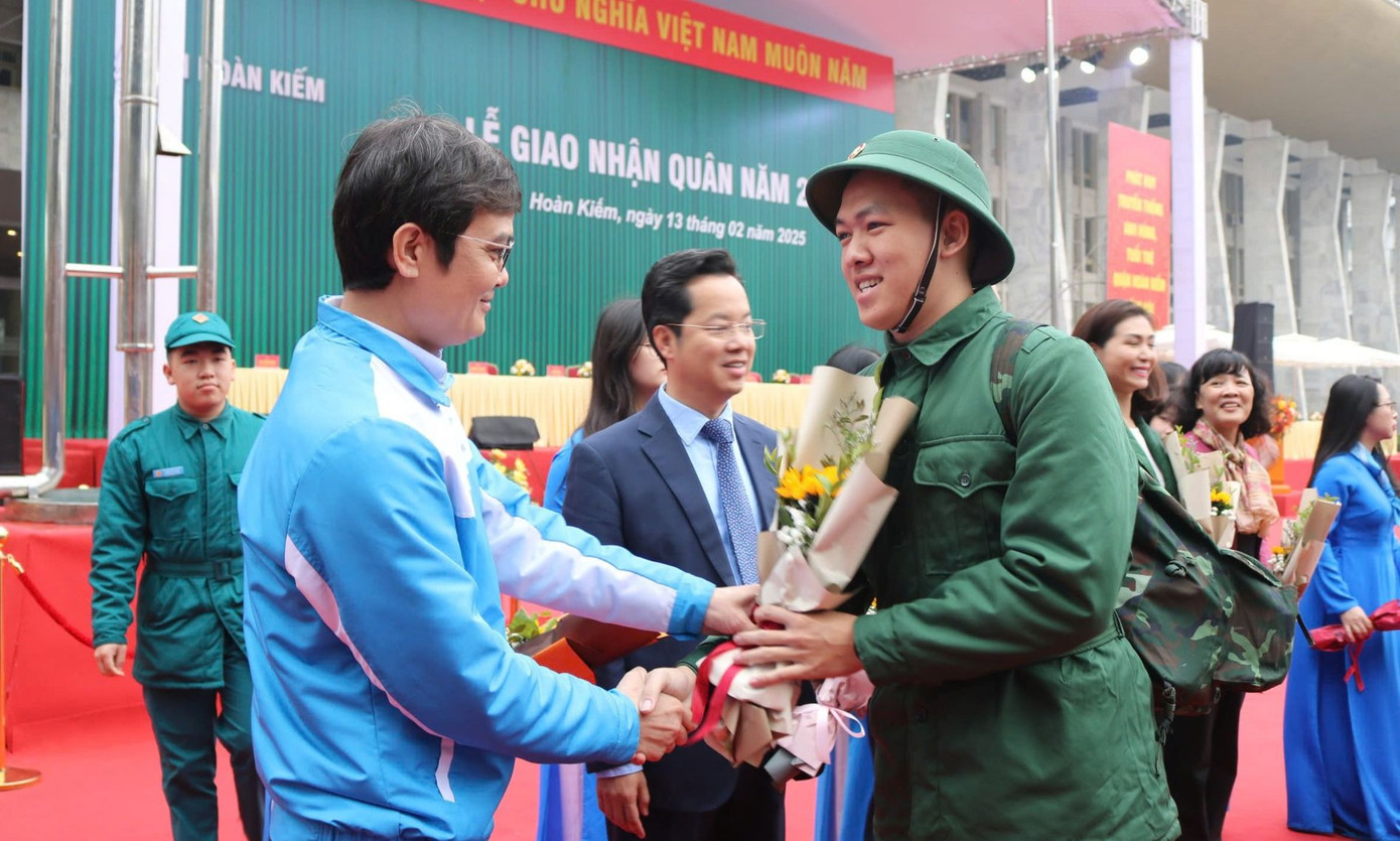 Trung Anh hứa sẽ phát huy vai trò xung kích, tiên phong của cán bộ Đoàn trong môi trường quân ngũ.