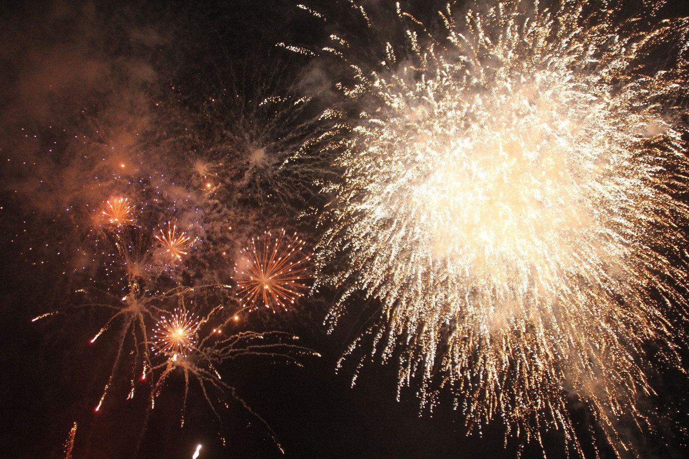 Pháo hoa rực sáng bầu trời, Việt Nam bước sang năm mới 2021 ảnh 12