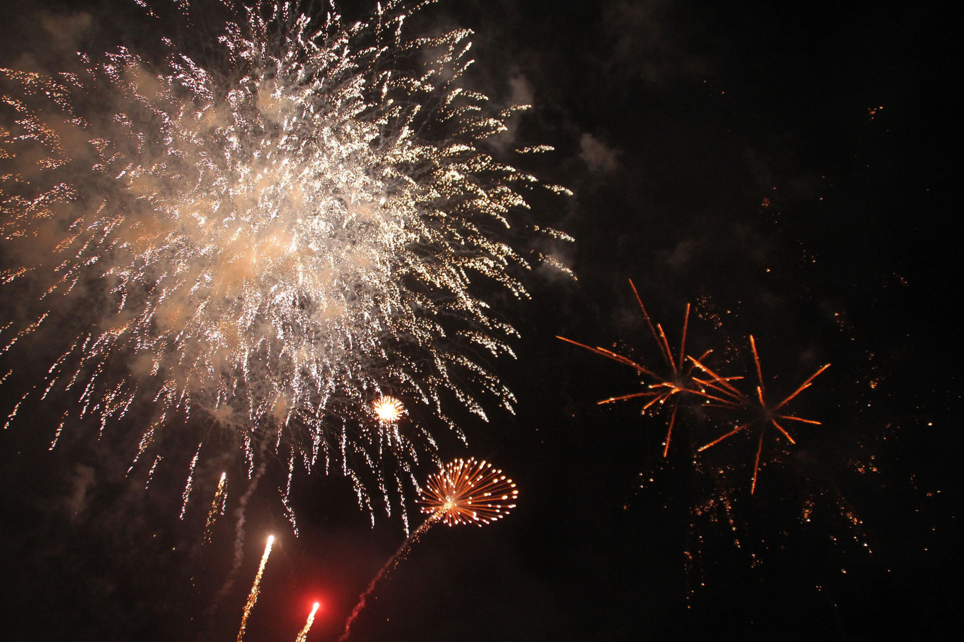 Pháo hoa rực sáng bầu trời, Việt Nam bước sang năm mới 2021 ảnh 11