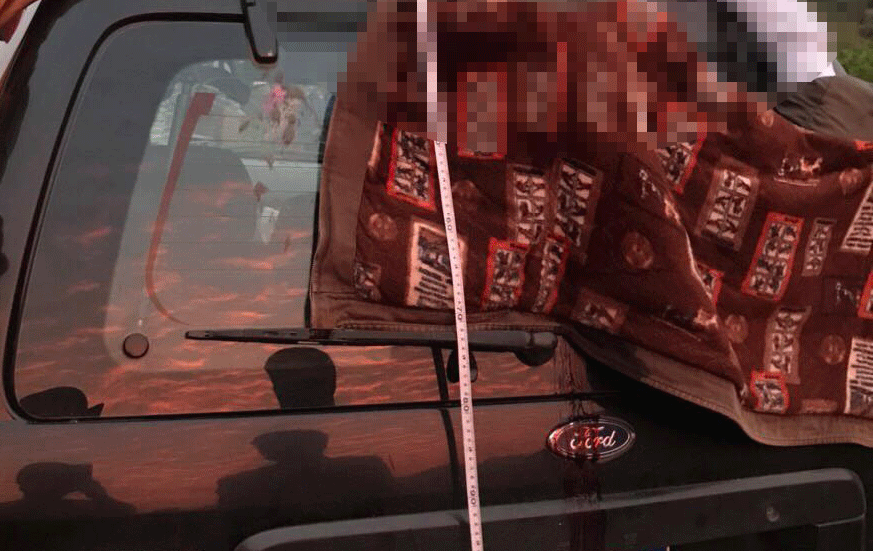 Hiện trường vụ tai nạn.