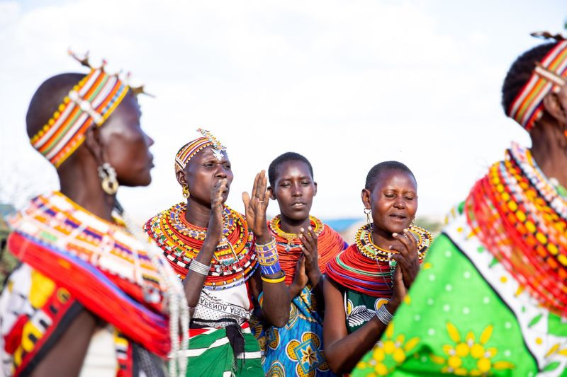 Con trai của cư dân Umoja khi đủ 18 tuổi sẽ phải rời khỏi làng. Ảnh: Paul Ninson. Con trai của cư dân Umoja khi đủ 18 tuổi sẽ phải rời khỏi làng. Ảnh: Paul Ninson.