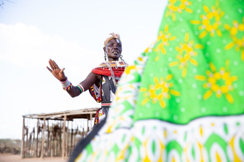 Nữ trưởng làng Rebecca Lolosoli. Ảnh: Ảnh: Paul Ninson. Nữ trưởng làng Rebecca Lolosoli. Ảnh: Ảnh: Paul Ninson.