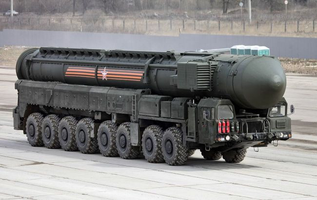 Tên lửa RS-26 Rubezh. Ảnh: Moscow Times.