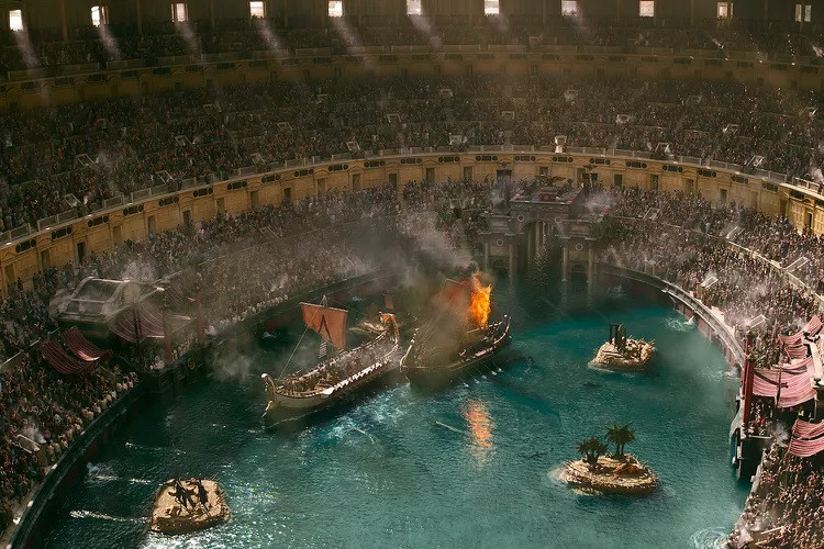 Một cảnh trong phim “Gladiator II” (Võ sĩ giác đấu 2). Ảnh: Paramount Pictures.