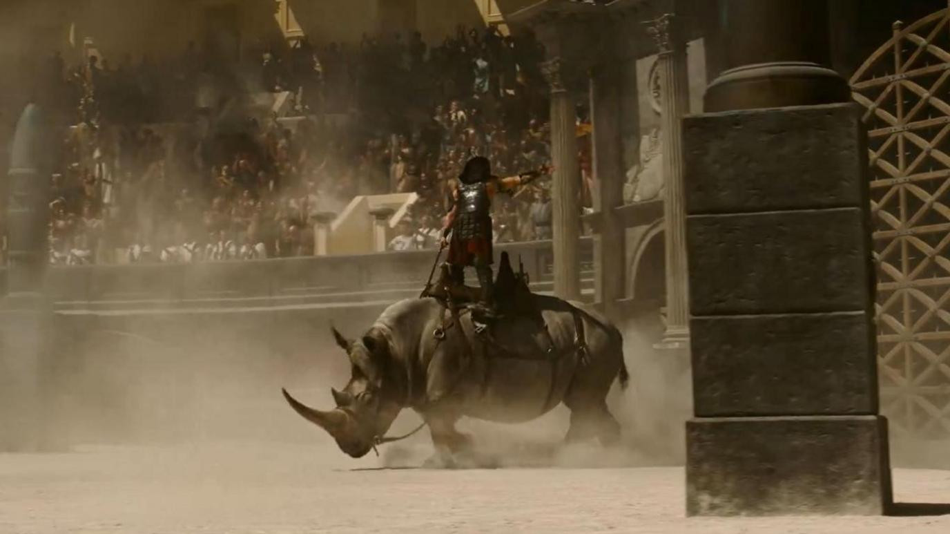 Một cảnh trong phim “Gladiator II” (Võ sĩ giác đấu 2). Ảnh: Paramount Pictures.
