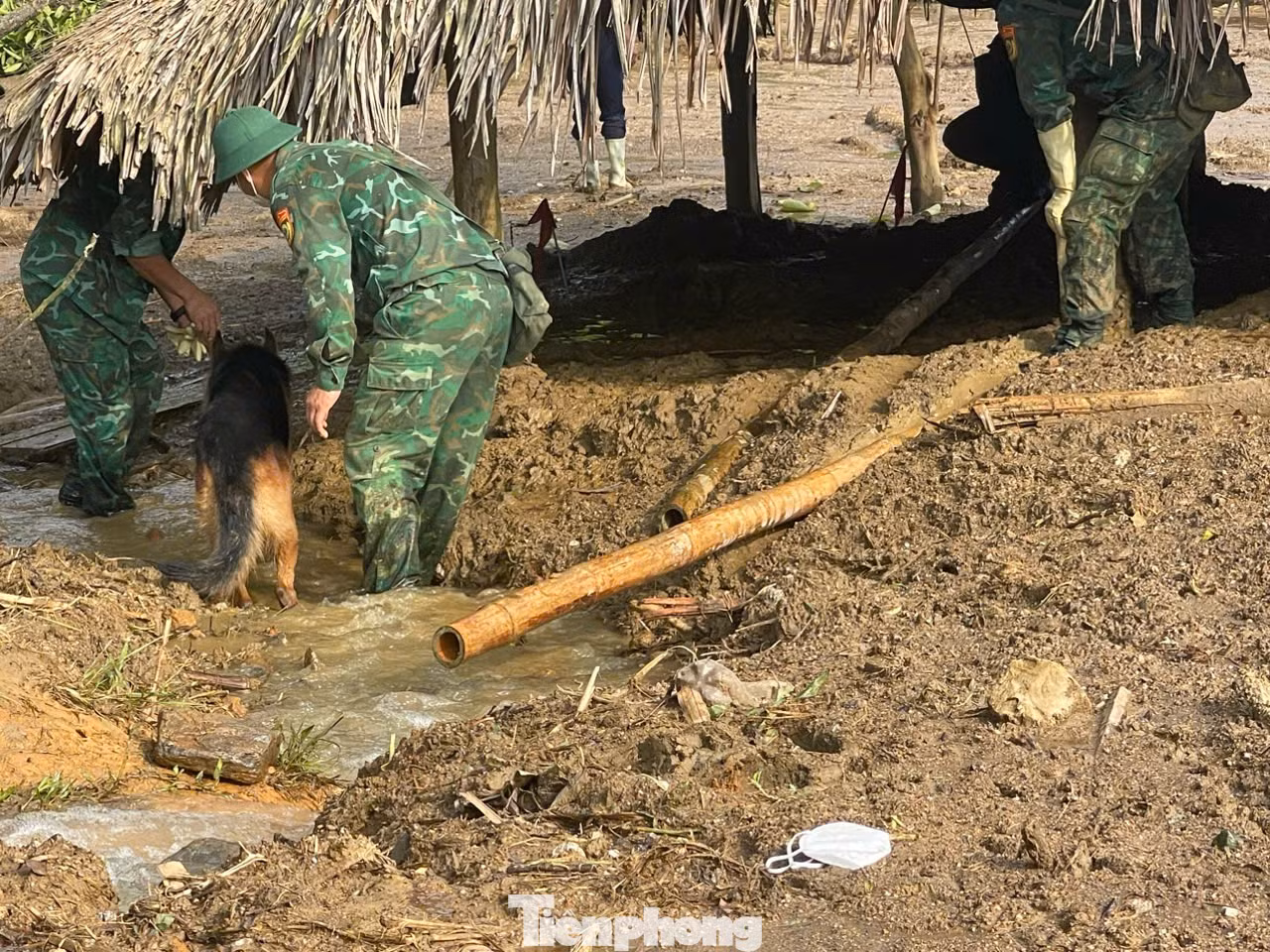 Để chạy đua với thời gian, Bộ đội Biên phòng đã tăng cường lực lượng, mở rộng phạm vi tìm kiếm các nạn nhân.